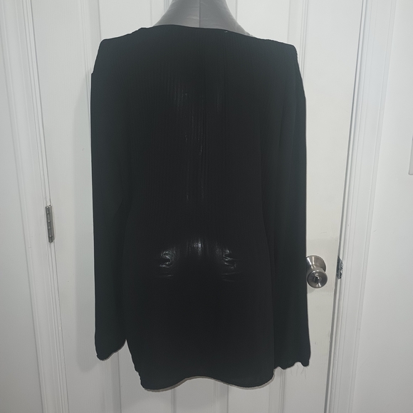 DR2 Black and White Blouse Top 103 - Picture 2 of 4